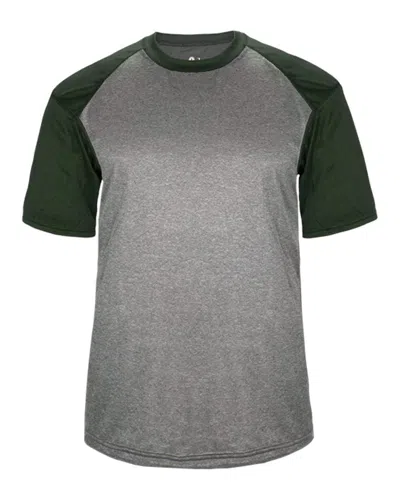 Badger Pro Heather Sport T-shirt In Grey