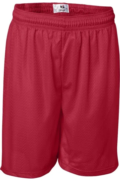 Badger Pro Mesh 7 Shorts In Red