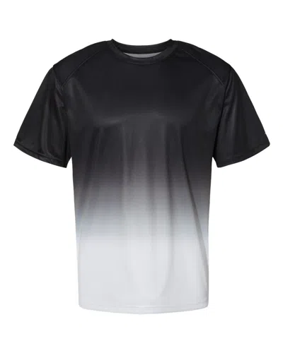 Badger Reverse Ombre T-shirt In Black
