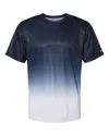 Badger Reverse Ombre T-shirt In Blue