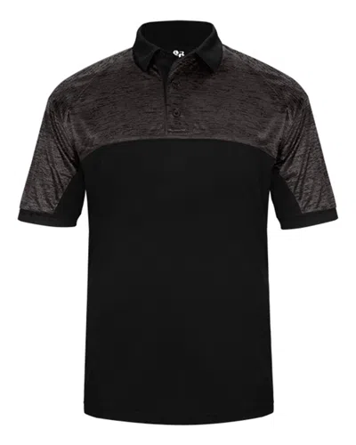 Badger Tonal Blend Polo In Black