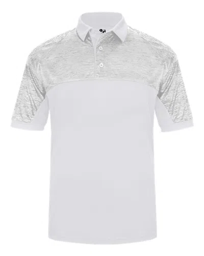 Badger Tonal Blend Polo In Grey
