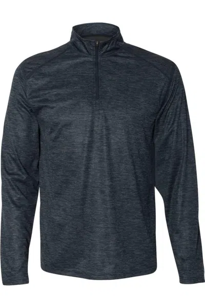 Badger Tonal Blend Quarter-zip Pullover In Multi