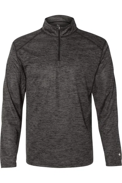 Badger Tonal Blend Quarter-zip Pullover In Multi