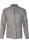 Badger Tonal Blend Quarter-zip Pullover In Multi