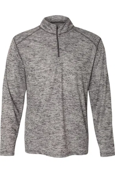 Badger Tonal Blend Quarter-zip Pullover In Multi