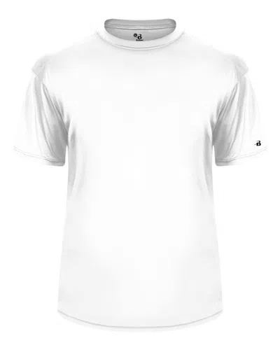 Badger Triblend Performance T-shirt In White