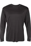 Badger Ultimate Softlock Long Sleeve T-shirt In Black