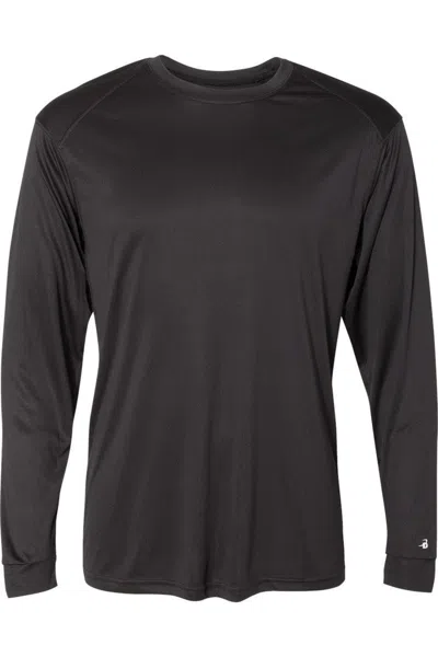 Badger Ultimate Softlock Long Sleeve T-shirt In Black