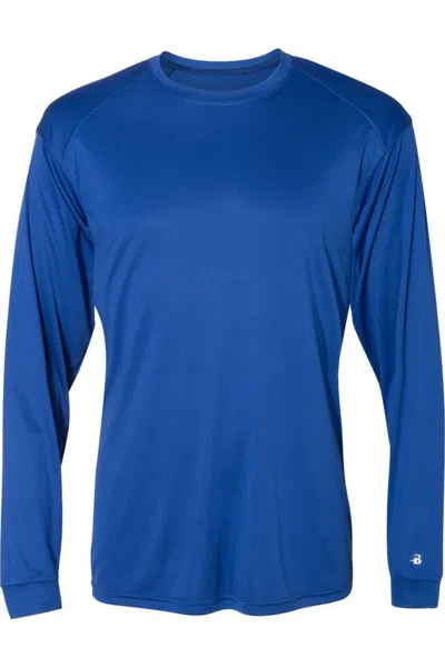 Badger Ultimate Softlock Long Sleeve T-shirt In Blue