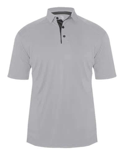Badger Ultimate Softlock Polo In Grey