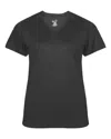 Badger Ultimate Softlock Women's V-neck T-shirt In Pink