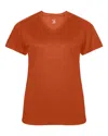 Badger Ultimate Softlock Women's V-neck T-shirt In Yellow