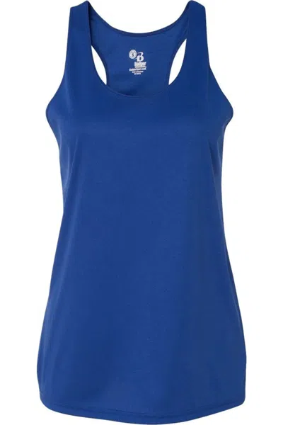 Badger Women's B-core Racerback Tank Top In Blue