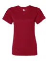 Badger Women's B-core V-neck T-shirt In Red