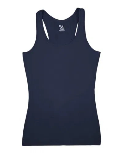 Badger Women's Pro-compression Racerback In Blue