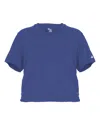 Badger Women's Tri-blend Crop T-shirt In Blue