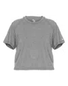 Badger Women's Tri-blend Crop T-shirt In Grey