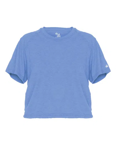 Badger Women's Tri-blend Crop T-shirt In Multi