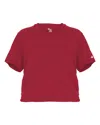 Badger Women's Tri-blend Crop T-shirt In Red
