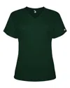 Badger Women's Triblend Performance V-neck Short Sleeve T-shirt In Green