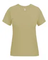 Badger Women's Triblend Performance V-neck Short Sleeve T-shirt In Yellow