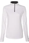 Badger Womens B-core Quarter-zip Pullover In Multi