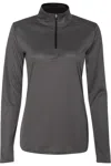Badger Womens B-core Quarter-zip Pullover In Multi