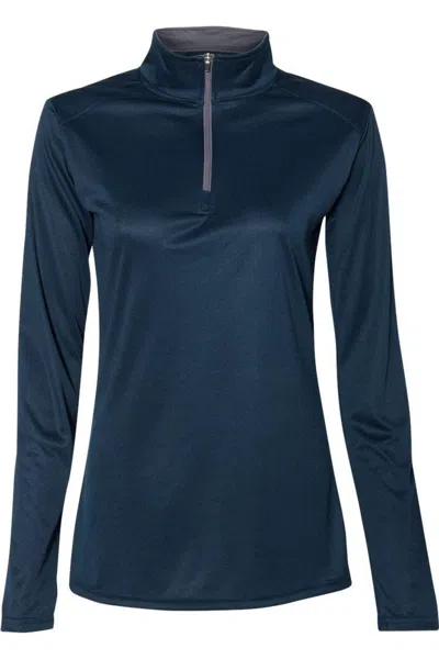 Badger Womens B-core Quarter-zip Pullover In Multi