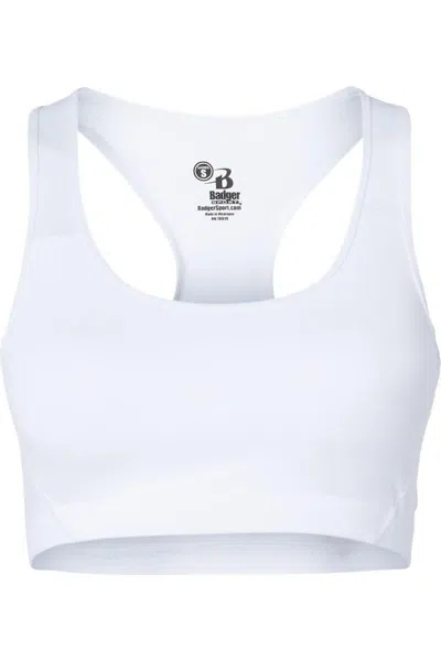 Badger Women´s B-sport Bra Top In White