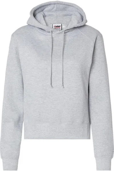 Badger Women´s Crop Hooded Sweatshirt In Blue