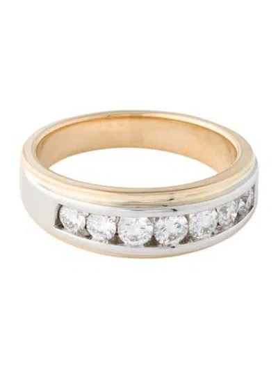 Pre-owned Badgley Mischka 14k 1.00ctw Lab-grown Diamond Band In Multi