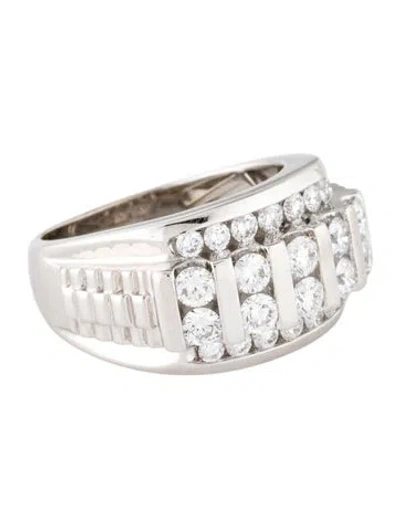 Pre-owned Badgley Mischka 14k 2.10ctw Lab-grown Diamond Band In Multi