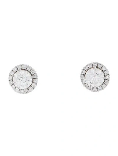 Pre-owned Badgley Mischka 14k 2.32ctw Lab-grown Diamond Stud Earrings In Multi