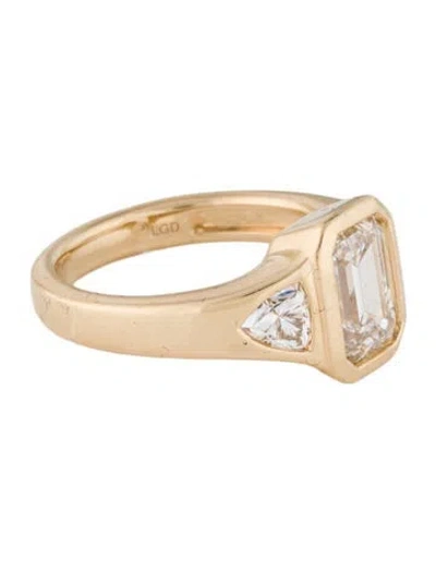 Pre-owned Badgley Mischka 14k 2.60ctw Lab-grown Diamond Cocktail Ring In Multi