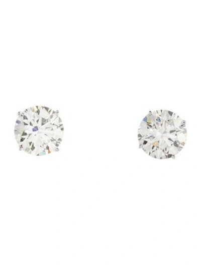 Pre-owned Badgley Mischka 14k 6.00ctw Lab-grown Diamond Stud Earrings In Multi