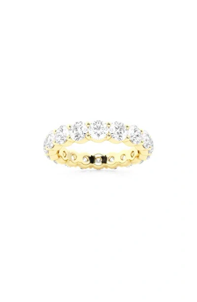 Badgley Mischka 14k Gold Round Lab Created Diamond Eternity Band Ring In Yellow Gold