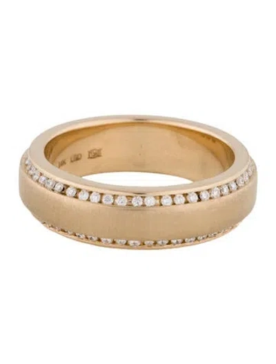 Pre-owned Badgley Mischka 14k Lab Grown Diamond Wedding Band In Multi