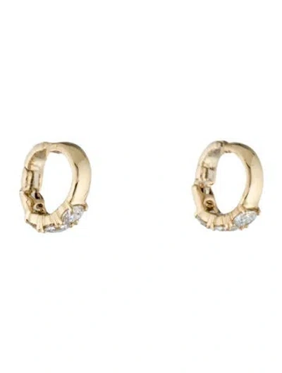 Pre-owned Badgley Mischka 14k Lab-grown Diamond Ear Cuffs In Multi