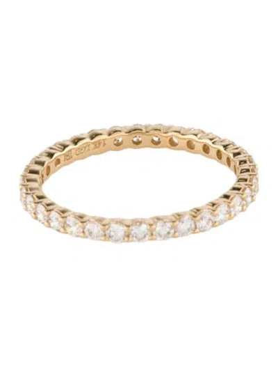 Pre-owned Badgley Mischka 14k Lab-grown Diamond Eternity Band In Multi