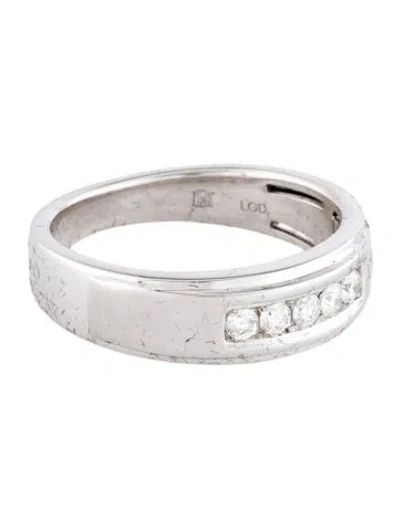 Pre-owned Badgley Mischka 14k Lab-grown Diamond Wedding Band In Multi