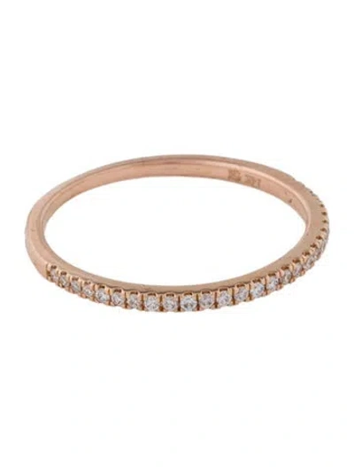 Pre-owned Badgley Mischka 14k Lab-grown Half Eternity Band In Multi