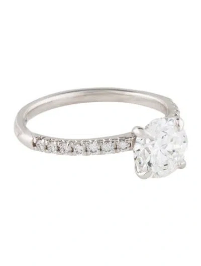 Pre-owned Badgley Mischka 1.88ct Lab-grown Diamond Engagement Ring In Multi