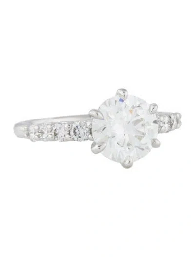 Pre-owned Badgley Mischka 2.80ct Lab-grown Diamond Engagement Ring In Multi