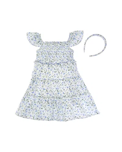 Badgley Mischka Babies'  2pc Daisy Dress Set In White