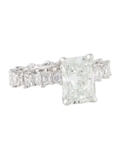Pre-owned Badgley Mischka 3.04ct Lab-grown Diamond Engagement Ring In Multi