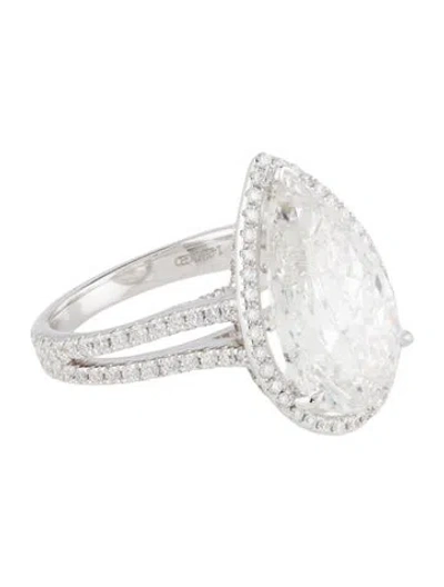 Pre-owned Badgley Mischka 7.03ct Lab-grown Diamond Engagement Ring In Multi