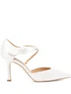Badgley Mischka 85mm Jayden Pumps In White