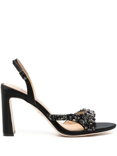 Badgley Mischka 85mm Jenesis Sandals In Black