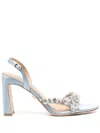 Badgley Mischka Collection Jenesis Slingback Sandal In Blue